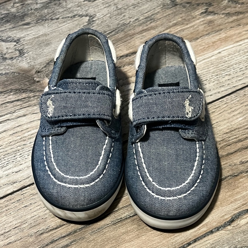 Polo by Ralph Lauren Toddler Chambray Boat Shoes